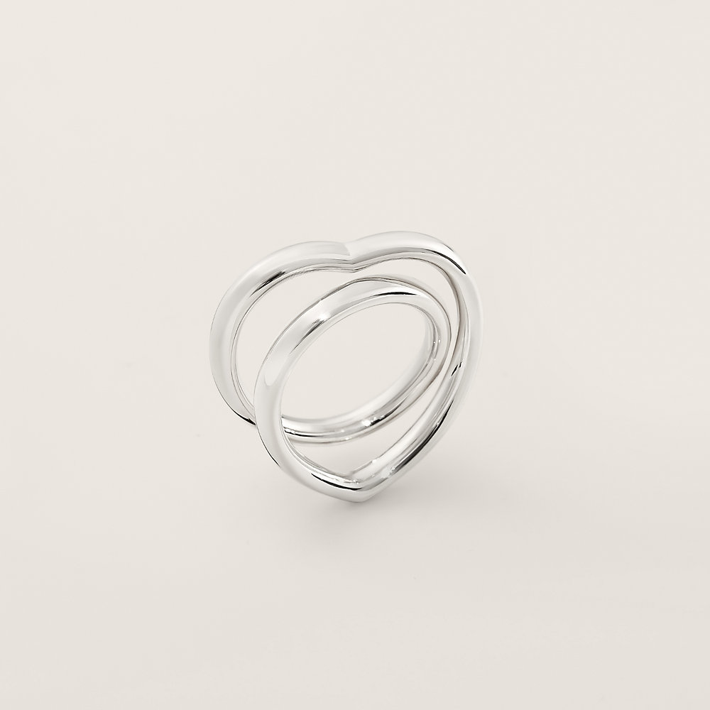 Vertige Cœur ring, medium model | Hermès USA